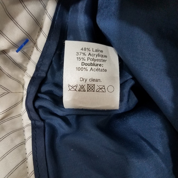 J Crew The Pencil Skirt 4 Wool Navy - Picture 7 of 14